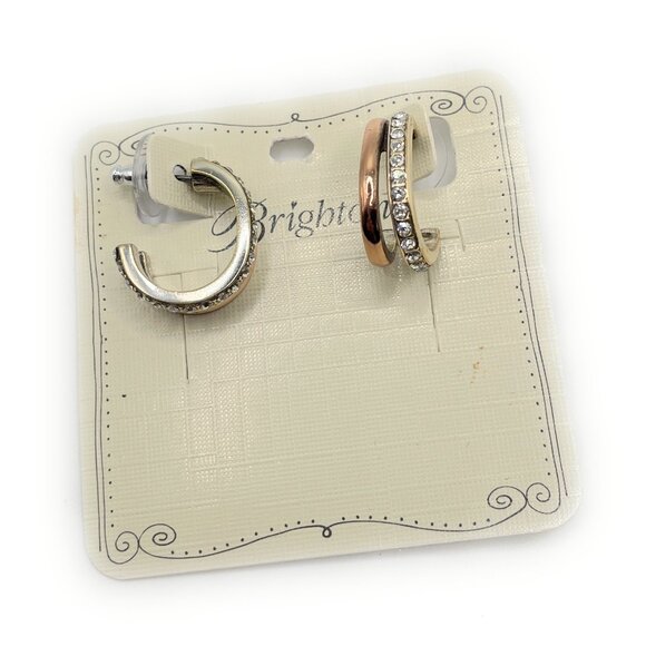 Brighton Neptune Rings Hoop Earrings JA 0512 - Picture 1 of 2